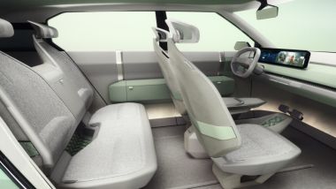 Kia EV3 Concept: l'abitacolo spazioso e fatto con materiali ecosostenibili