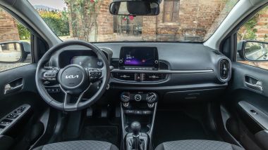 Kia Picanto 2024: abitacolo confortevole per quattro e dotazione tecnologica di livello