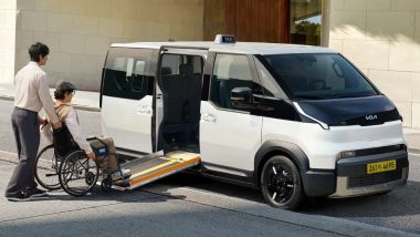 Kia PV5 WAV: al salone di New York un modello per traporto disabili. Qui, la versione coreana