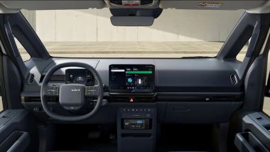 Kia PV5 WAV: l'abitacolo e la plancia del modello gi&agrave; disponibile in Corea