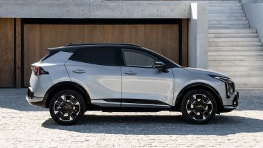 Kia Sportage 2025: dimensioni quasi inalterate