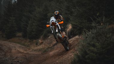 KTM 390 Adventure R 2025 in impennata