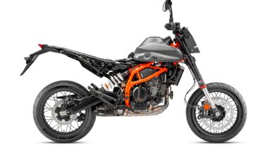 KTM 390 SMC R, la ciclistica a nudo