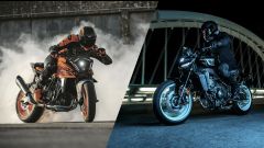 KTM Duke 990 e Yamaha MT-09 2024: ora più sportive? Il confronto