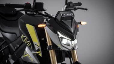 Kymco KMN 125, il design aggressivo