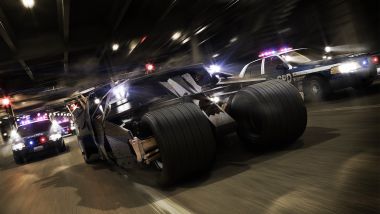 La Batmobile inseguita dalla polizia