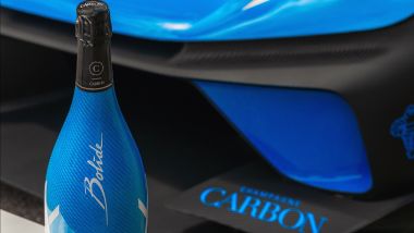 La bottiglia omaggio di Champagne Carbon 