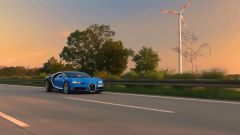 414 km/h in autostrada con la Bugatti Chiron: il video