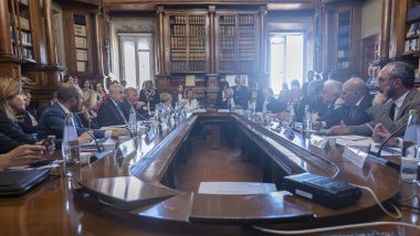 La Cabina di Regia del PNRR a Palazzo Chigi (fonte: www.governo.it)