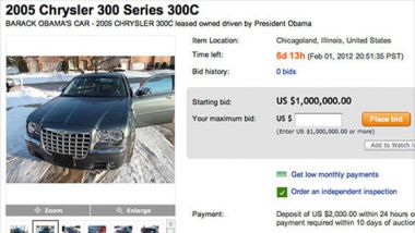 La Chrysler 300C di Barack Obama