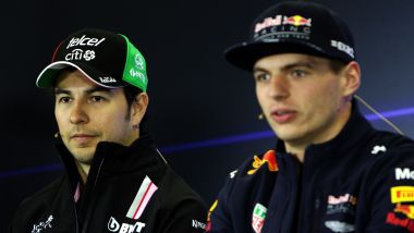 La coppia piloti 2021 Mercedes: Sergio Perez e Max Verstappen