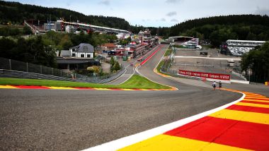 La curva dell'Eau Rouge a Spa-Francorchamps