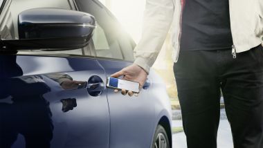 La Digital Key funziona con tecnologia NFC o Bluetooth