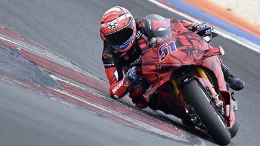 La Ducati Panigale V4 R 2026 ha debuttato a Misano in occasione dei test SBK