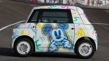 La Fiat Topolino ispirazione ''Street Art'' firmata dal Centro Stile Fiat