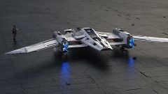 La fotogallery dell'astronave dei ribelli di Star Wars by Porsche