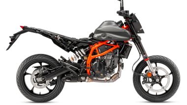 La KTM 125 SMC R senza carene