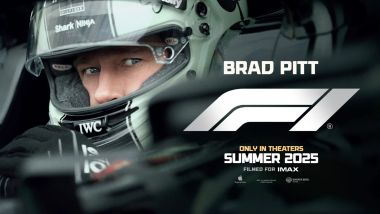 La locandina del film F1 con Brad Pitt 
