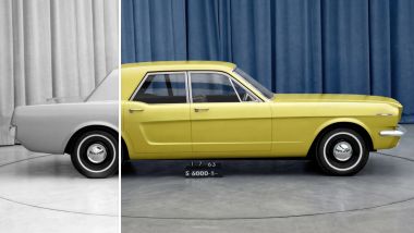 La Mustang berlina a 4 porte del '63. Mai prodotta