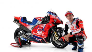 La nuova Ducati Demosedici GP21 del Pramac Racing e Jorge Martin 