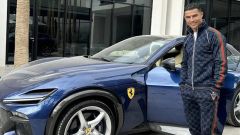 CR7 compra una Ferrari Purosangue. Il suo commento su Instagram