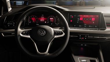 La nuova plancia della Volkswagen Golf 2020