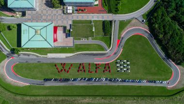 La pista del Museo Storico Alfa Romeo di Arese, dove si terrà l'evento per i 115 anni del Biscione