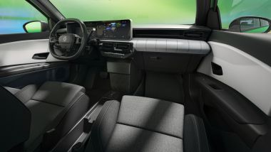 La plancia essenziale della Renault 5 E-Tech Electric Five
