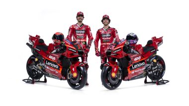 La presentazione del Ducati Lenovo Team di Francesco Bagnaia ed Enea Bastianini
