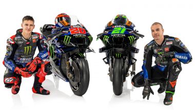 La presentazione del team Monster Energy Yamaha MotoGP 2023 di Fabio Quartararo e Franco Morbidelli