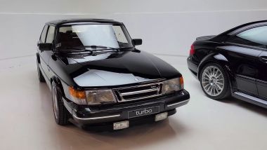 La Saab 900 Turbo al termine del car detailing