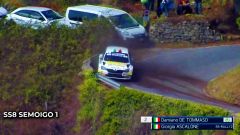Video: Rallye Sanremo 2022 Skoda De Tommaso abbatte muro