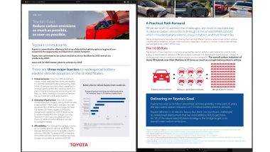La strategia Toyota per l'elettrificazione: le regole per i concessionari USA