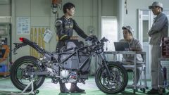 Kawasaki EV, video supersportiva elettrica a marce