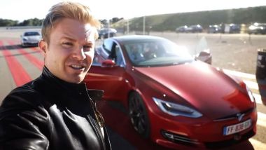 La Tesla Model S era guidata da NIco Rosberg?