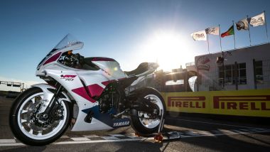 La Yamaha YZF-R1 con livrea dedicata a Fabrizio Pirovano
