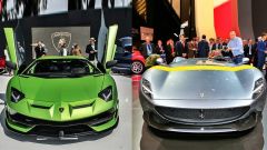 Parigi 2018: Lamborghini Aventador SVJ contro Ferrari Monza SP1/SP2