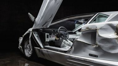 Lamborghini Countach all'asta: gli interni dell'auto valutata fra 1,5 e 2 milioni di dollari
