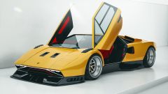 Lamborghini Countach modernizzata in un rendering