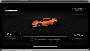 Lamborghini Huracan Evo: si può controllare la sportiva da remoto con l'app