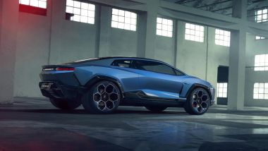 Lamborghini Lanzador concept, 3/4 posteriore