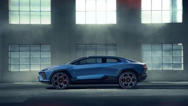 Lamborghini Lanzador concept, vista laterale 