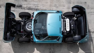 Lamborghini Miura S del cantante Little Tony, la meccanica in bella vista
