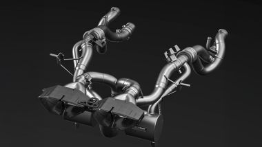 Lamborghini Revuelto Stage Two: l'impianto di scarico è realizzato da Fi Exhaust