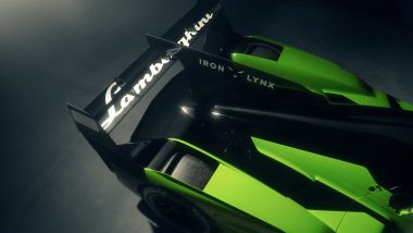 Lamborghini SC63 LMDh: l'ala posteriore