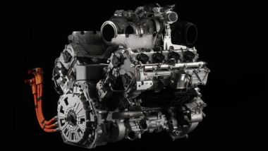 Lamborghini Temerario: il powertrain prevede l'unità endotermica e tre motori elettrici