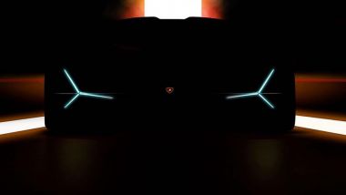 Lamborghini Unico: il muso con le lame di luce a Led