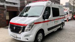 Nissan presenta in Giappone la sua prima ambulanza elettrica