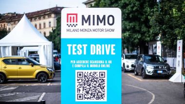 L'area test drive di MIMO 2021