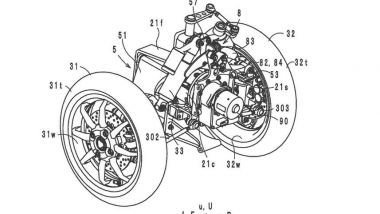 L'attuatore sul brevetto dell'ipotetico TMax a tre ruote